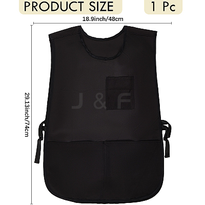 Velvet Sleeveless Apron AJEW-WH20048-81-1