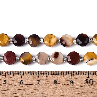 Natural Mookaite Beads Strands G-B153-B19-1