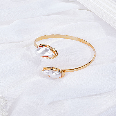 1Pc Iron Cuff Bangles BJEW-LP0005-02G-1