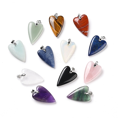 Natural & Synthetic Gemstone Pendants G-E570-01P-1