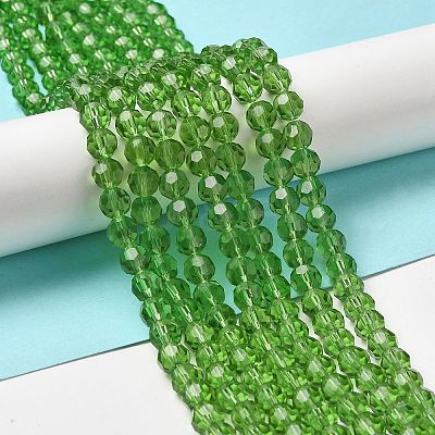Transparent Glass Beads EGLA-A035-T8mm-D11-1