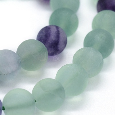 Natural Fluorite Beads Strands LS-G-G763-13-8mm-1