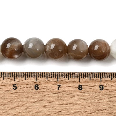 Natural Multi-Moonstone Beads Strands G-J157-10mm-01-1