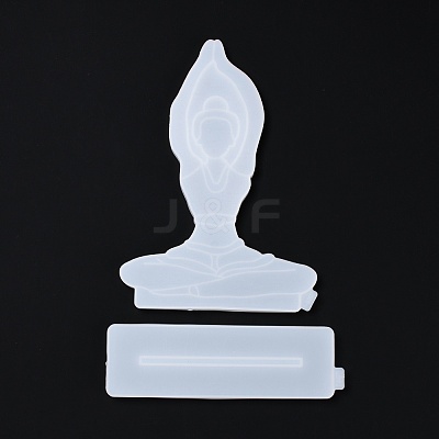 YOGA DIY Silicone Statue Molds DIY-G046-10-1