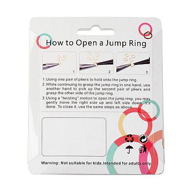 6 Colors Aluminum Wire Open Jump Rings ALUM-JP0001-01A-1