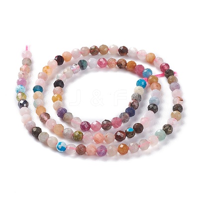Natural Mixed Gemstone Beads Strands X-G-A026-A04-4mm-1