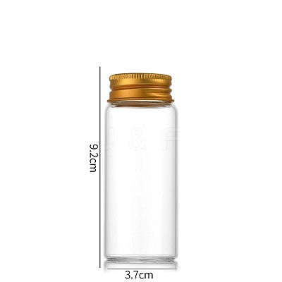 Clear Glass Bottles Bead Containers CON-WH0085-76F-02-1