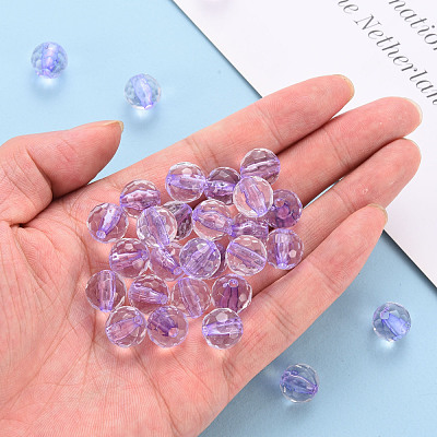 Transparent Acrylic Beads TACR-S154-10A-47-1