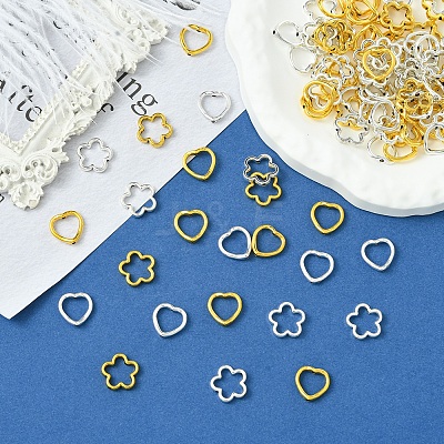 50Pcs Tibetan Style Alloy Bead Frame TIBEB-FS0001-11AS-1