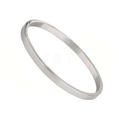 Tarnish Resistant 304 Stainless Steel Bangles BJEW-E277-42A-P-1