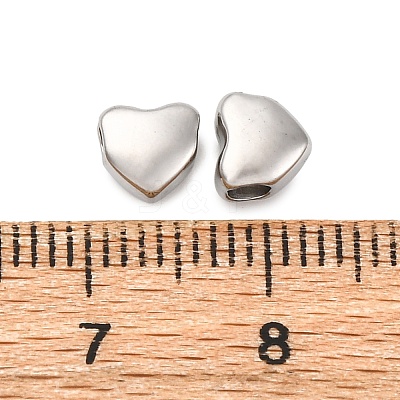 304 Stainless Steel Beads STAS-C128-04A-P-1