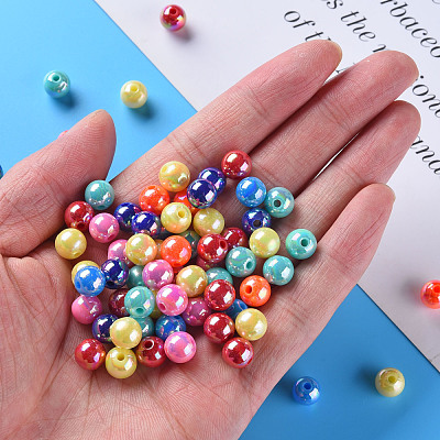Opaque Acrylic Beads MACR-S370-D8mm-M2-1