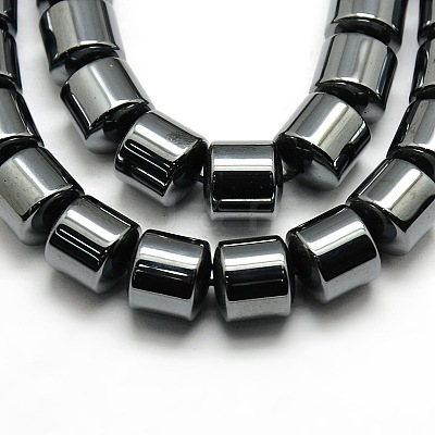 Grade AA Non-magnetic Synthetic Hematite Column Beads Strands X-G-F161-06E-1