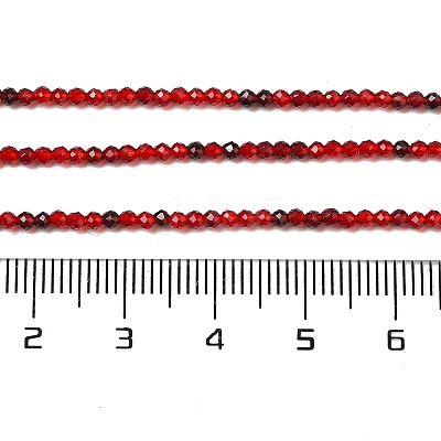 Transparent Glass Beads Strands X-GLAA-H027-01C-1
