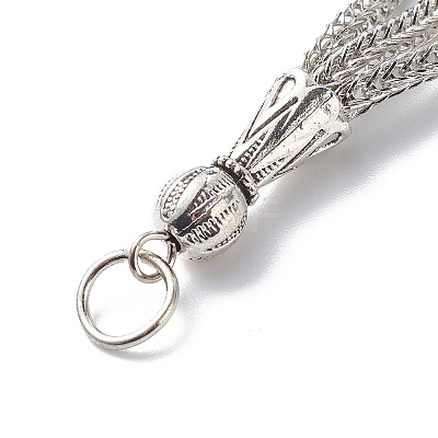 Tibetan Style Alloy Curb Chain Tassel Big Pendants X-FIND-I025-01E-1