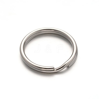 Tarnish Resistant 304 Stainless Steel Split Key Rings X-STAS-M216-10-1