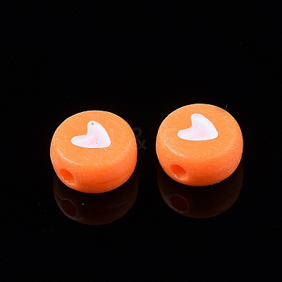Opaque Acrylic Beads MACR-SZ0001-44B-1