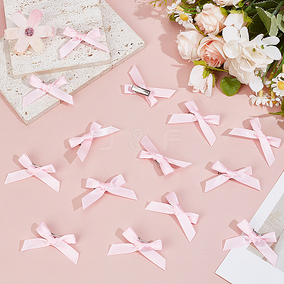 60Pcs Ribbon Bowknot Alligator Hair Clip PHAR-SC0001-008-1
