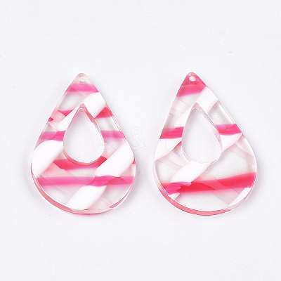 Cellulose Acetate(Resin) Pendants KY-T008-24D-1