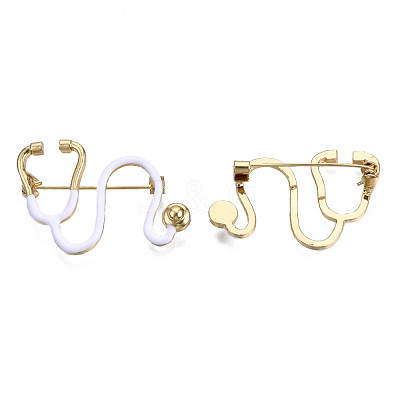 Stethoscope Enamel Pin JEWB-N007-153-1