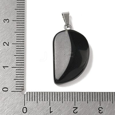 Natural & Synthetic Mixed Gemstone Carved Pendants G-P599-04P-1