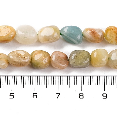 Natural Flower Amazonite Beads Strands G-G146-A19-01-1