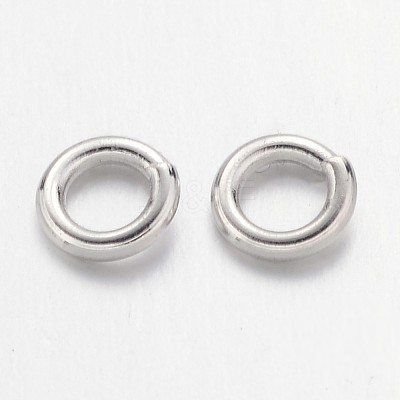 Brass Open Jump Rings X-JRC4mm-NF-1