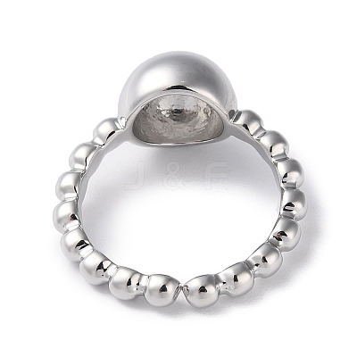 Rack Plating Brass Finger Ring for Women RJEW-K247-07P-1