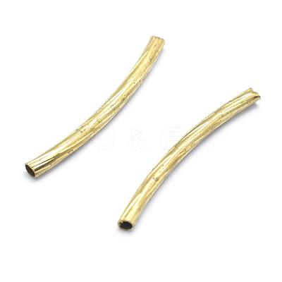 Brass Tube Beads KK-A143-34A-C-RS-1
