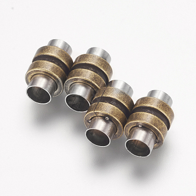 304 Stainless Steel Magnetic Clasps STAS-E144-052-1