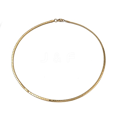 304 Stainless Steel Necklaces NJEW-D274-01G-1
