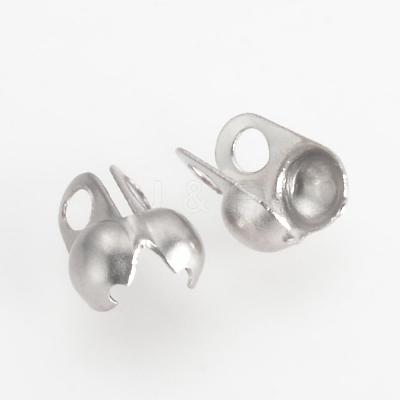 Tarnish Resistant 304 Stainless Steel Bead Tips STAS-Q210-89-1