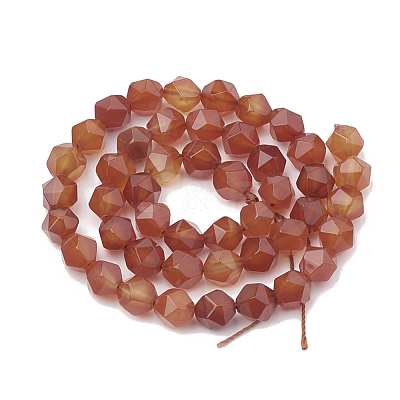 Natural Carnelian Beads Strands G-S332-8mm-005-1
