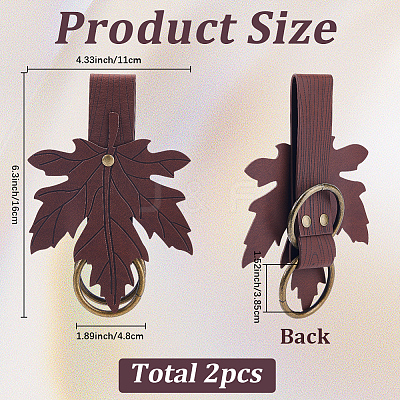 Alloy Imitation Leather Belt Buckle FIND-WH20007-123A-1