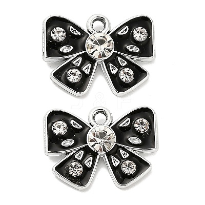 Alloy Rhinestone Pendants FIND-I043-06P-1