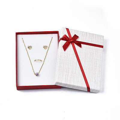 Cardboard Jewelry Set Box CBOX-T004-04B-1