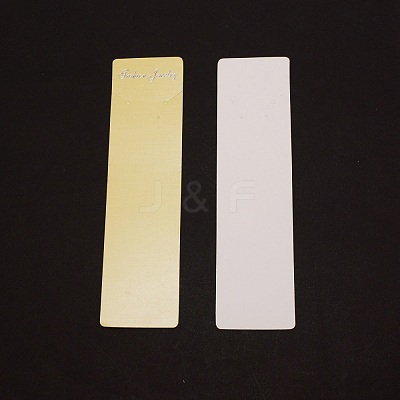 Paper Necklace Display Cards CDIS-WH0021-024-1