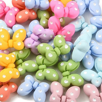 Opaque Resin Cabochons KK-YW0001-09-1