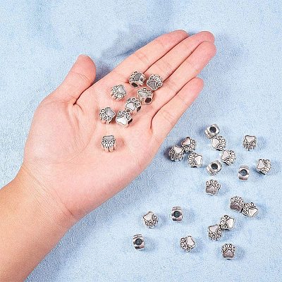 Tibetan Style Zinc Alloy European Beads PH-MPDL-R038-008AS-1
