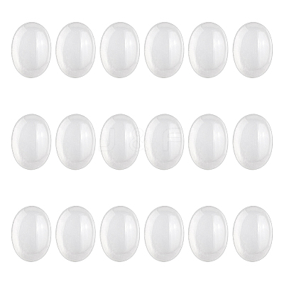 18Pcs Opalite Cabochons G-FG0001-02-1