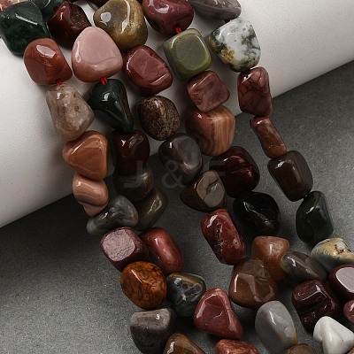 Natural Alashan Agate Beads Strands G-Q060-E19-02-1