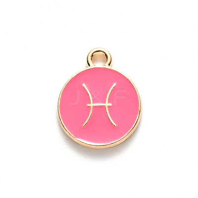 Alloy Enamel Pendants ENAM-S124-01A-03H-1