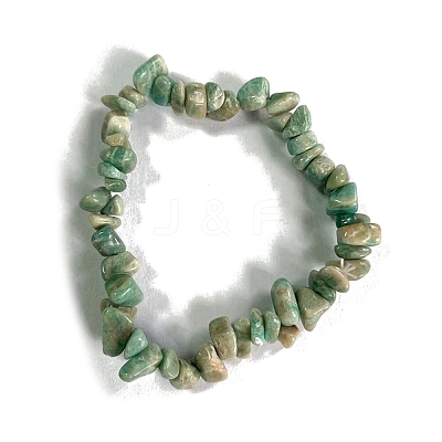 Natural Amazonite Stretch Bracelets PW-WG56138-06-1