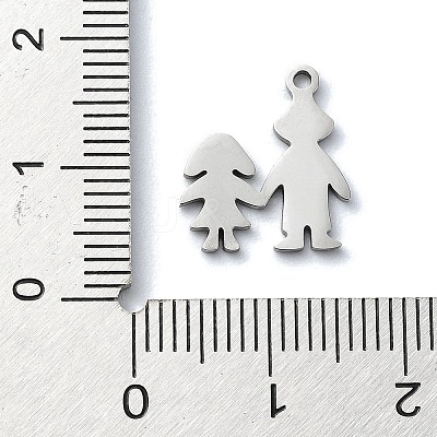 Non-Tarnish 304 Stainless Steel Charms STAS-C097-31P-1