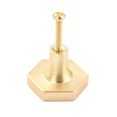 Hexagon Brass Box Handles & Knobs DIY-P054-B02-1