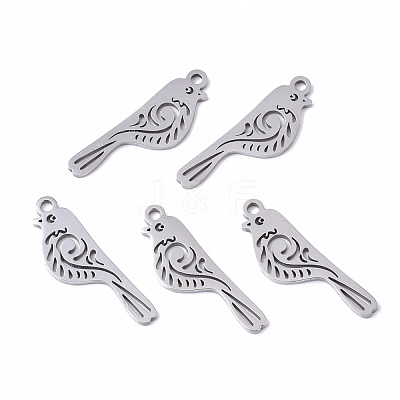 Tarnish Resistant 201 Stainless Steel Pendants STAS-N091-110-1