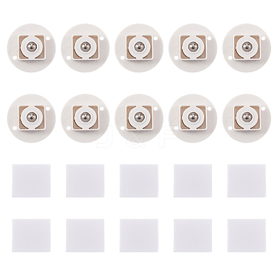 4 Sets ABS & Steel Universal Wheels 360°Rotation Pulley Ball FIND-SW0001-07-1