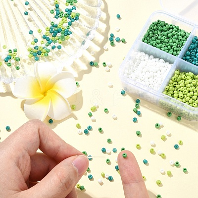 72G 4 Styles Glass Seed Beads SEED-YW0002-77C-1
