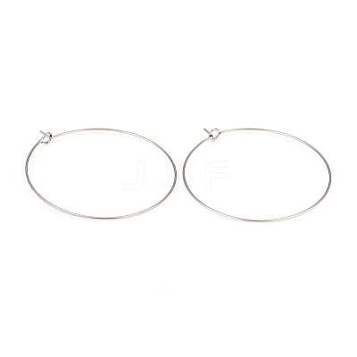316L Surgical Stainless Steel Hoop Earring Findings STAS-G229-07P-02A-1
