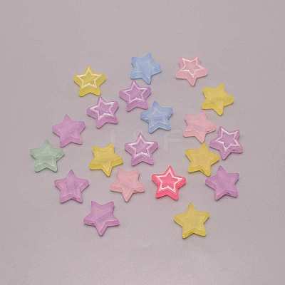 Transparent Acrylic Beads FACR-CJC0006-04-1